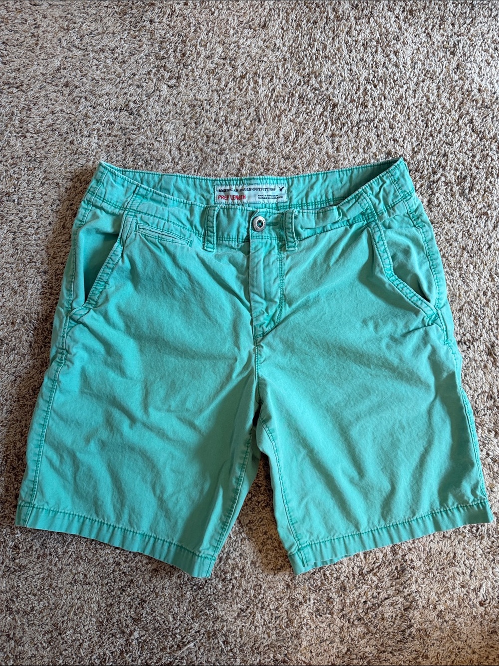 American Eagle Outfitters Aqua Chino Shorts. Size 32